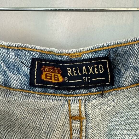 NWT Route 66 Light Wash Relaxed Fit Straight Leg Jeans Waist 25" - Picture 7 of 7